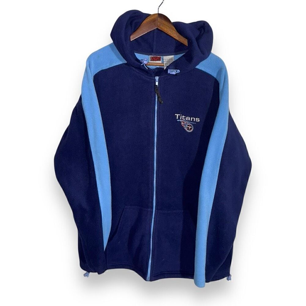 90s Tennessee Titans Knights Athletics Full Zip Hoodie Size XL